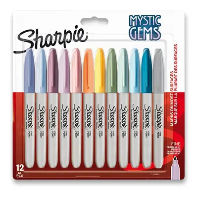 Sharpie fine mystic permanentní popisovač - sada 12 barev