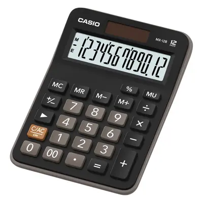 Stolní kalkulačka Casio MX 12B BK - černá