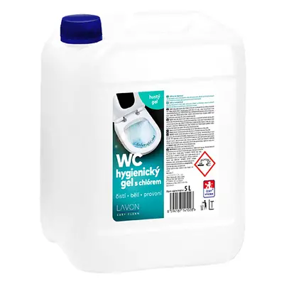 Lavon WC hygienický gel s chlórem - 5 L