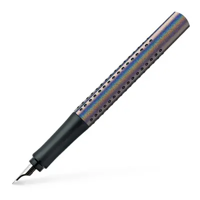 Plnicí pero Faber-Castell Grip Edition Glam, F - stříbrná