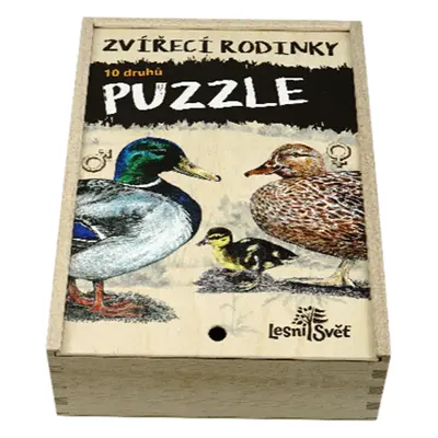 Puzzle - Zvířecí rodinky