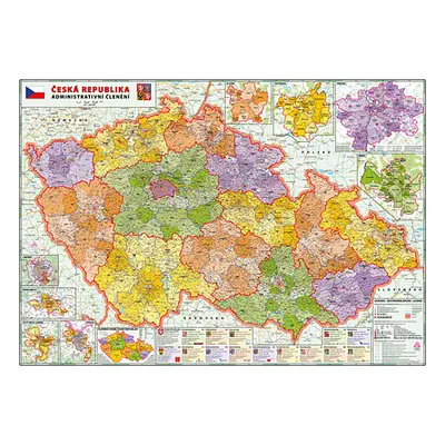 ČR 1:320 - administrativní mapa 160x114cm