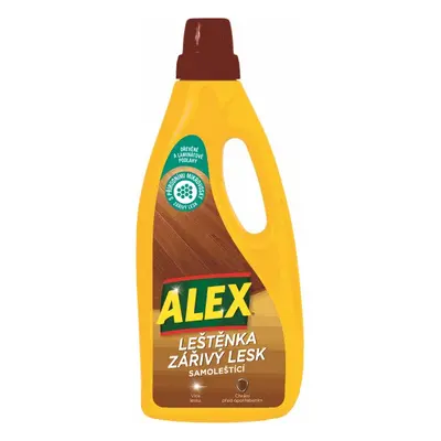 Alex leštěnka zářivý lesk - na dřevo, laminát 750 ml