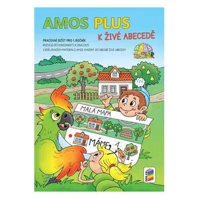 AMOS PLUS K ŽIVÉ ABECEDĚ se samolepkami