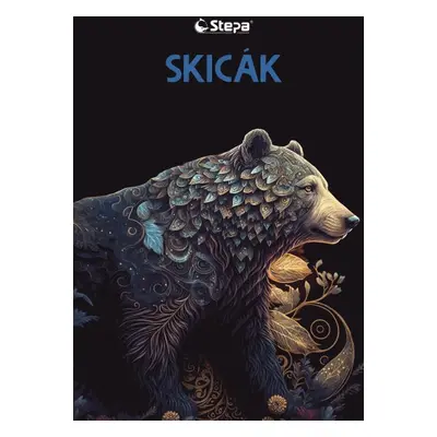 Skicák A3 - 20 listů, 180 g/m2 - černý