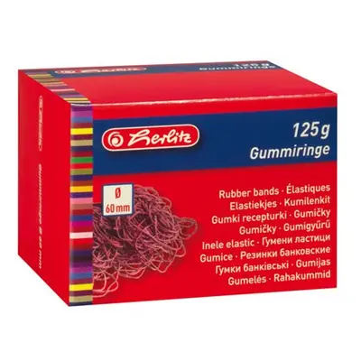 Herlitz Gumičky červené, průměr 60 mm, 125 g