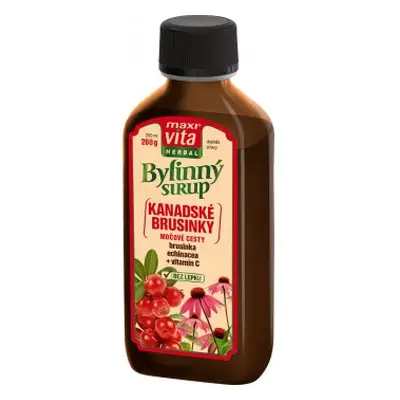 Maxi Vita Herbal Bylinný elixír Brusinky