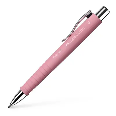 Kuličkové pero Faber-Castell POLY BALL XB, sv. růžová