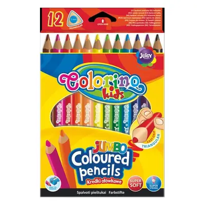 Trojhranné pastelky Colorino JUMBO - 12 barev