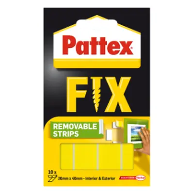 Pattex Super Fix - proužky 4 cm x 2 cm ( 10 ks )