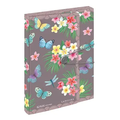 Herlitz Box na spisy A4/4 cm PP Ladylike - Motýlci