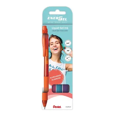 Pentel EnerGel BL107 Gelový roller 0,7 mm - sada 4 barev, cool