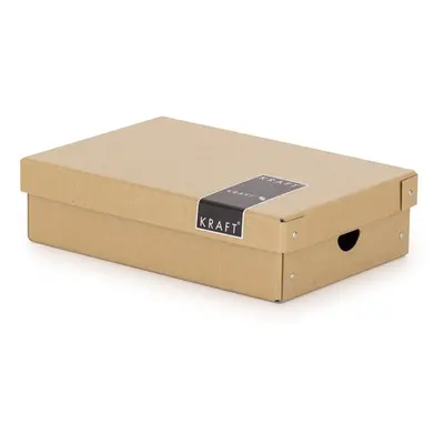 Karton PP Krabice lamino 35,5 × 24 × 9 cm KRAFT nature