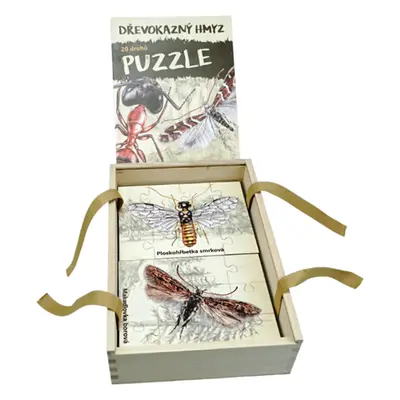 Sada puzzle - dřevokazný hmyz