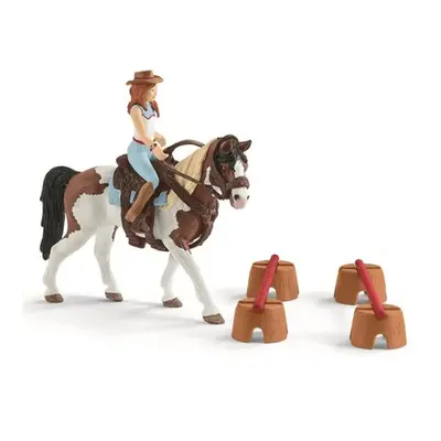 Schleich 42441 Hannah a jezdecká sada na western