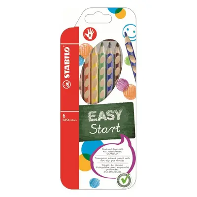 STABILO EASYcolors P Pastelky pro praváky - sada 6 barev