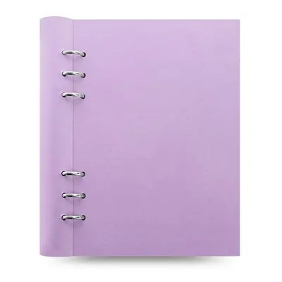 Filofax Clipbook Pastel kroužkový poznámkový blok A5 - pastelově fialová