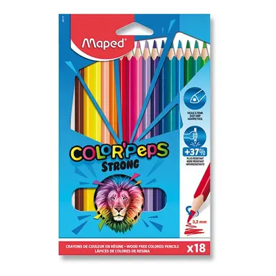 Pastelky MAPED Color´Peps STRONG - 18 barev