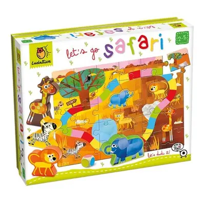 Puzzle Safari desková hra se zvířátky