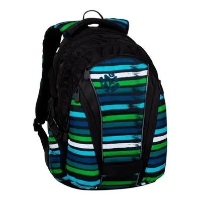 Studentský batoh Bagmaster - BAG 20 C BLUE/GREEN/BLACK/WHITE