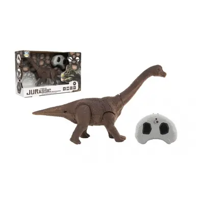 Dinosaurus na ovládání IC plast 27 cm na baterie se světlem se zvukem