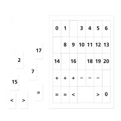 Matematika se Čtyřlístkem 1 - sada příloh Číslice