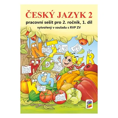 Český jazyk 2 - barevný pracovní sešit 1. díl s Agátou