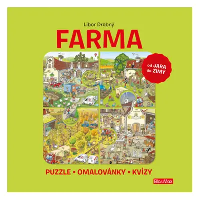 FARMA - Puzzle, omalovánky, kvízy - Drobný Libor