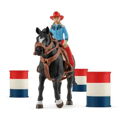 Schleich 42576 Kovbojský závod kolem barelů