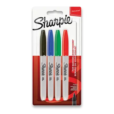 Sharpie fine permanentní popisovač - sada 4 barev