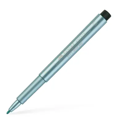 Popisovač Faber-Castell Pitt Artist Pen B Metalický - Modrá