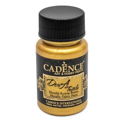 Barva na textil Cadence DORA, 50 ml - sytá zlatá ( rich gold )