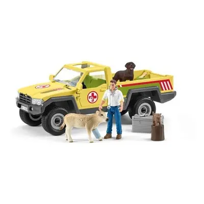 Schleich 42503 Záchranné terénní auto s veterinářem