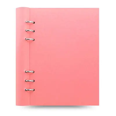 Filofax Clipbook Pastel kroužkový poznámkový blok A5 - pastelově růžová