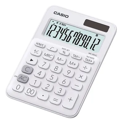 Kalkulačka Casio MS 20 UC WE - bílá