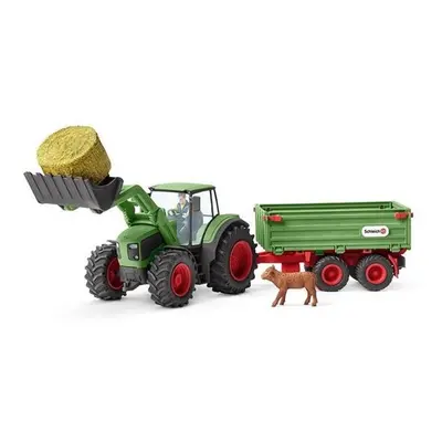 Schleich 42379 Traktor s vlekem