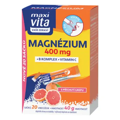 Maxi Vita Magnézium 400 mg + B komplex + vitamin C