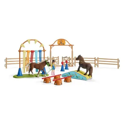 Schleich 42481 Trénink v agility pro poníky