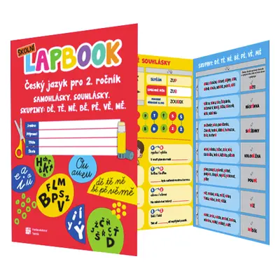 Český jazyk 2 - školní lapbook - samohlásky, souhlásky