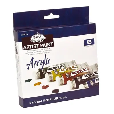 Akrylové barvy R&L - ARTIST 6 × 21 ml