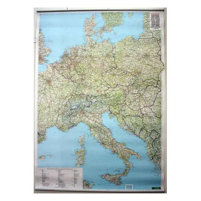 Evropa - střední -FR- nást.mapa - 88*125cm /P/