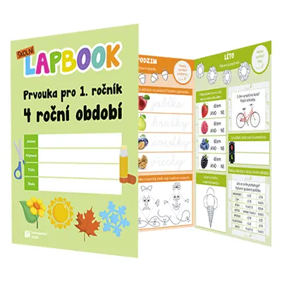 Prvouka 1 - školní lapbook - 4 roční období