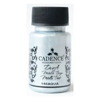 Akrylová barva Cadence DORA metalic, 50 ml - stříbrnomodrá