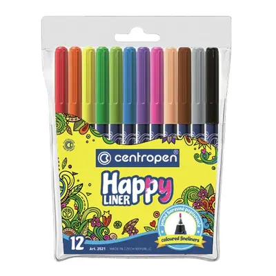 Centropen Happy liner 2521 0,3 mm - sada 12 barev