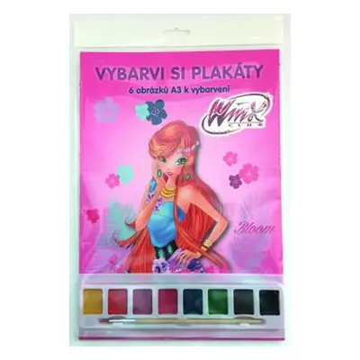 Winx Club - Plakátové omalovánky A3 - neuveden