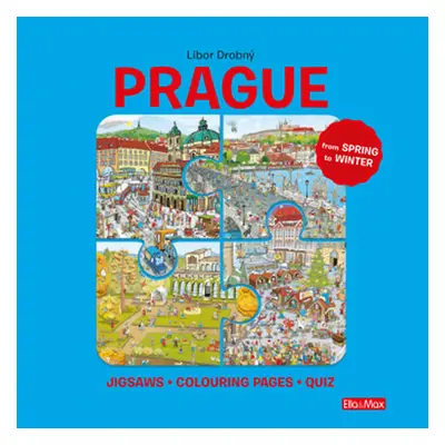 PRAGUE - Puzzles, Colouring, Quizzes - Drobný Libor