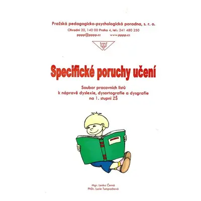 Specifické poruchy učení - Černá L., Tumpachová L.