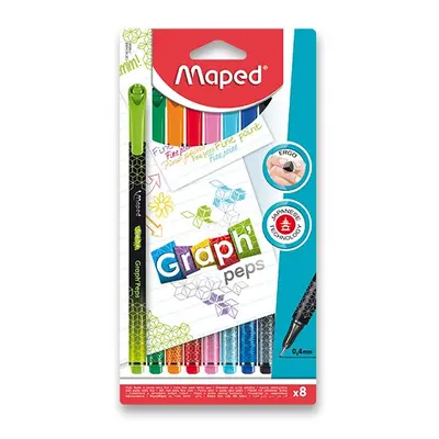 Liner MAPED Graph'Peps Premium - sada 8 barev