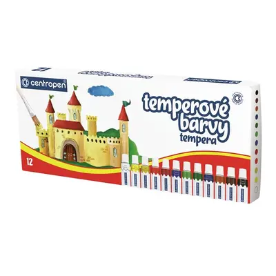 Centropen Temperové barvy 12 ml - 12 barev