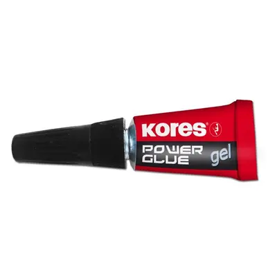 Kores Powerglue gel Vteřinové lepidlo 3 x 1 g